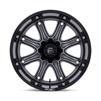 Fuel 1PC | DARKSTAR | 20.0x10.00 | 5X127/5X139.7 | -18 | MATTE GUNMETAL W/ BLACK LIP