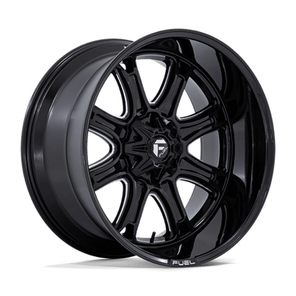 Fuel 1PC | DARKSTAR | 20.0x9.00 | 5X127/5X139.7 | 1 | GLOSS BLACK MILLED