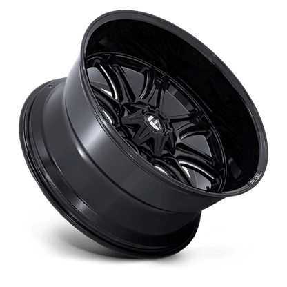 Fuel 1PC | DARKSTAR | 22.0x10.00 | 8X165.1 | 10 | GLOSS BLACK MILLED