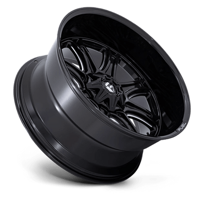 Fuel 1PC | DARKSTAR | 22.0x9.00 | 8X170 | 1 | GLOSS BLACK MILLED
