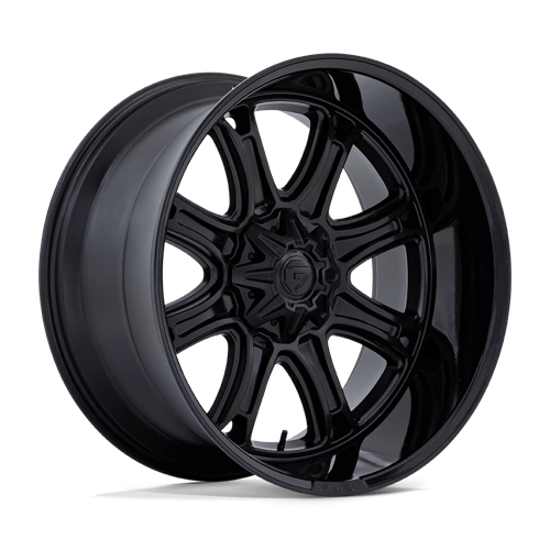 Fuel 1PC | DARKSTAR | 20.0x9.00 | 5X139.7/5X150 | 1 | MATTE BLACK W/ GLOSS BLACK LIP