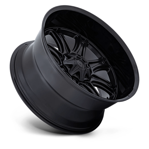 Fuel 1PC | DARKSTAR | 20.0x10.00 | 8X170 | -18 | MATTE BLACK W/ GLOSS BLACK LIP