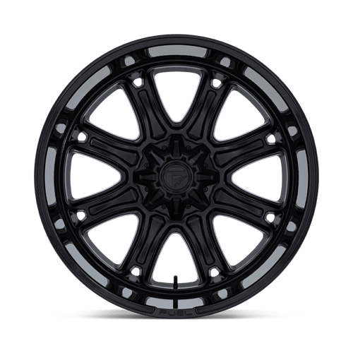 Fuel 1PC | DARKSTAR | 22.0x9.00 | 5X139.7/5X150 | 1 | MATTE BLACK W/ GLOSS BLACK LIP