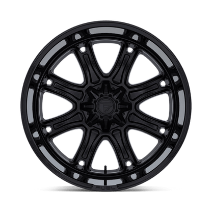 Fuel 1PC | DARKSTAR | 22.0x9.00 | 5X139.7/5X150 | 1 | MATTE BLACK W/ GLOSS BLACK LIP