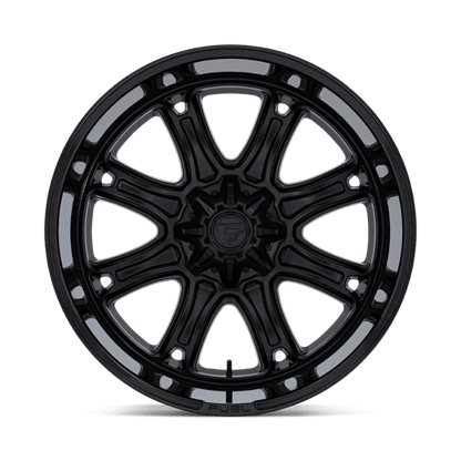 Fuel 1PC | DARKSTAR | 22.0x10.00 | 5X127/5X135 | -18 | MATTE BLACK W/ GLOSS BLACK LIP