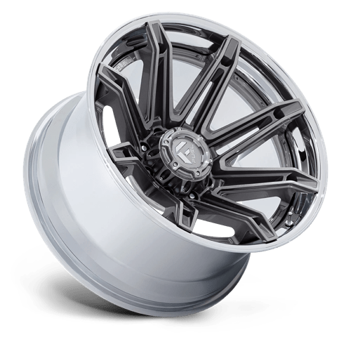 Fuel 1PC | FC401 BRAWL | 24.0x12.00 | 6X139.7 | -44 | PLATINUM W/ CHROME LIP