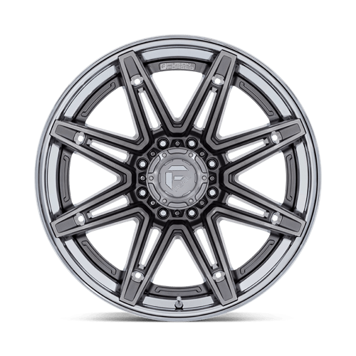 Fuel 1PC | FC401 BRAWL | 22.0x10.00 | 6X139.7 | -18 | PLATINUM W/ CHROME LIP