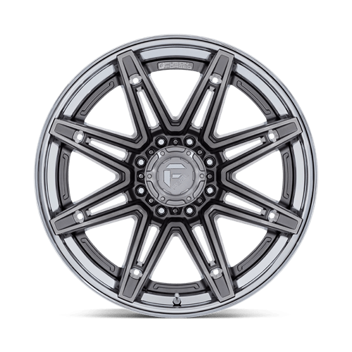 Fuel 1PC | FC401 BRAWL | 24.0x12.00 | 6X139.7 | -44 | PLATINUM W/ CHROME LIP