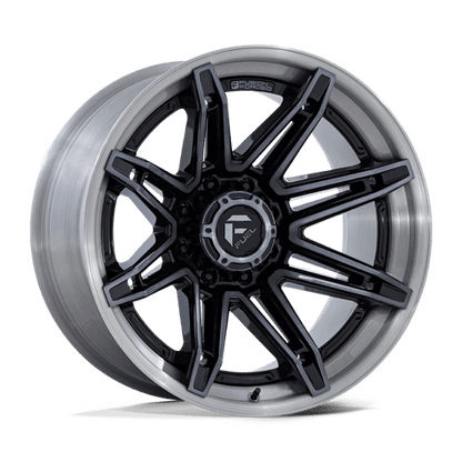 Fuel 1PC | FC401 BRAWL | 22.0x12.00 | 8X165.1 | -44 | GLOSS BLACK BRUSHED DARK TINT