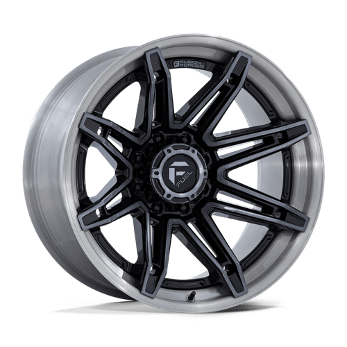 Fuel 1PC | FC401 BRAWL | 22.0x10.00 | 8X165.1 | -18 | GLOSS BLACK BRUSHED DARK TINT