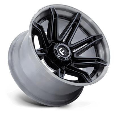 Fuel 1PC | FC401 BRAWL | 24.0x12.00 | 8X180 | -44 | GLOSS BLACK BRUSHED DARK TINT
