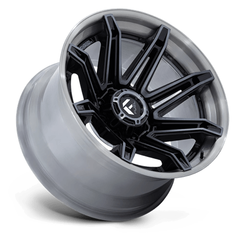 Fuel 1PC | FC401 BRAWL | 24.0x12.00 | 6X135 | -44 | GLOSS BLACK BRUSHED DARK TINT