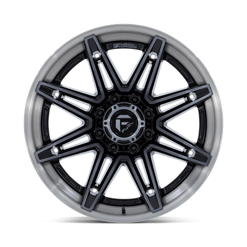 Fuel 1PC | FC401 BRAWL | 20.0x10.00 | 8X170 | -18 | GLOSS BLACK BRUSHED DARK TINT