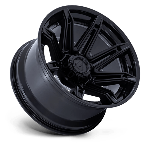 Fuel 1PC | FC401 BRAWL | 20.0x10.00 | 8X165.1 | -18 | MATTE BLACK W/ GLOSS BLACK LIP