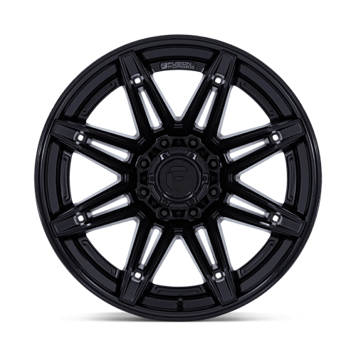 Fuel 1PC | FC401 BRAWL | 22.0x12.00 | 6X139.7 | -44 | MATTE BLACK W/ GLOSS BLACK LIP