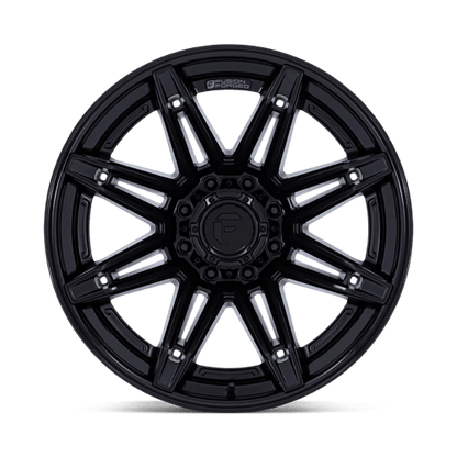 Fuel 1PC | FC401 BRAWL | 22.0x10.00 | 6X135 | -18 | MATTE BLACK W/ GLOSS BLACK LIP