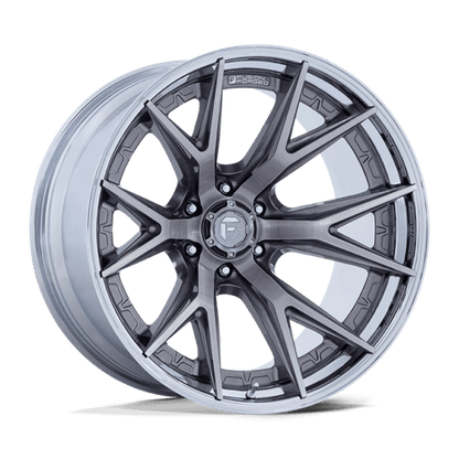 Fuel 1PC | FC402 CATALYST | 24.0x12.00 | 6X139.7 | -44 | PLATINUM W/ CHROME LIP