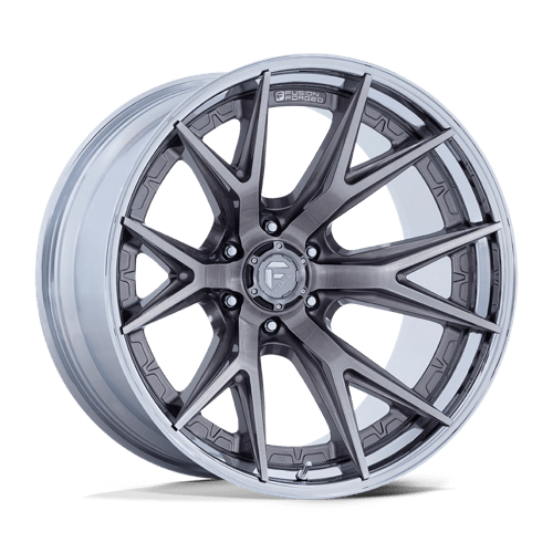 Fuel 1PC | FC402 CATALYST | 22.0x12.00 | 6X139.7 | -44 | PLATINUM W/ CHROME LIP