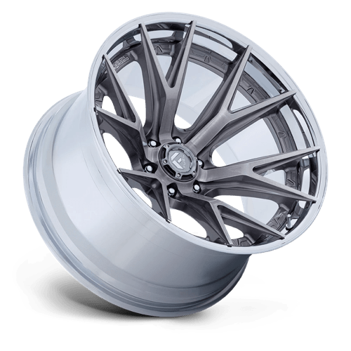 Fuel 1PC | FC402 CATALYST | 20.0x9.00 | 6X135 | 20 | PLATINUM W/ CHROME LIP