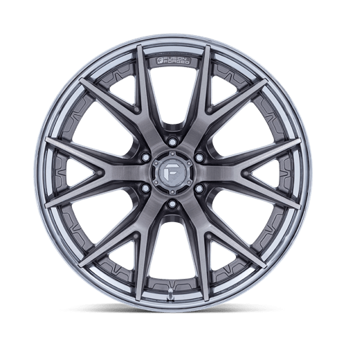 Fuel 1PC | FC402 CATALYST | 20.0x9.00 | 6X135 | 20 | PLATINUM W/ CHROME LIP