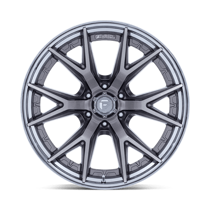 Fuel 1PC | FC402 CATALYST | 24.0x12.00 | 6X139.7 | -44 | PLATINUM W/ CHROME LIP