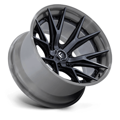 Fuel 1PC | FC402 CATALYST | 22.0x10.00 | 6X135 | -18 | GLOSS BLACK BRUSHED DARK TINT