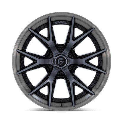 Fuel 1PC | FC402 CATALYST | 24.0x12.00 | 6X139.7 | -44 | GLOSS BLACK BRUSHED DARK TINT