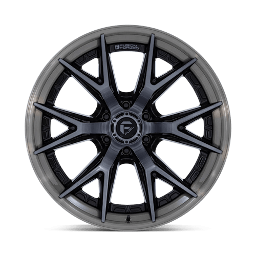 Fuel 1PC | FC402 CATALYST | 22.0x10.00 | 6X135 | -18 | GLOSS BLACK BRUSHED DARK TINT