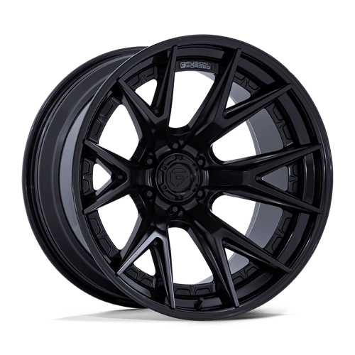 Fuel 1PC | FC402 CATALYST | 20.0x9.00 | 6X135 | 1 | MATTE BLACK W/ GLOSS BLACK LIP