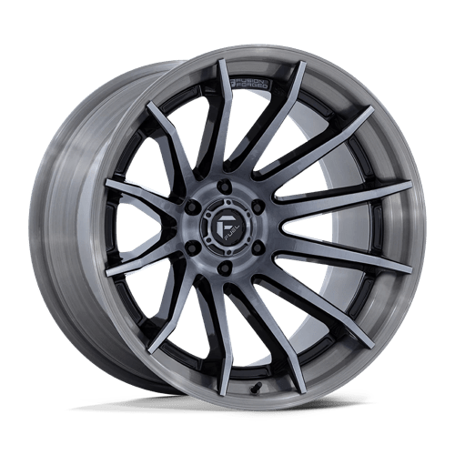 Fuel 1PC | FC403 BURN | 24.0x12.00 | 5X127 | -44 | GLOSS BLACK BRUSHED DARK TINT