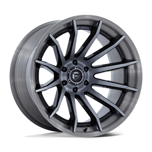 Fuel 1PC | FC403 BURN | 22.0x10.00 | 5X127 | -18 | GLOSS BLACK BRUSHED DARK TINT