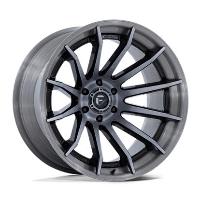Fuel 1PC | FC403 BURN | 22.0x10.00 | 6X135 | -18 | GLOSS BLACK BRUSHED DARK TINT