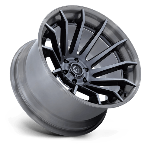Fuel 1PC | FC403 BURN | 24.0x12.00 | 5X127 | -44 | GLOSS BLACK BRUSHED DARK TINT