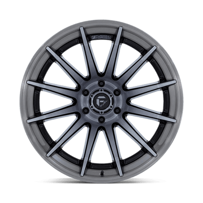 Fuel 1PC | FC403 BURN | 24.0x12.00 | 5X127 | -44 | GLOSS BLACK BRUSHED DARK TINT