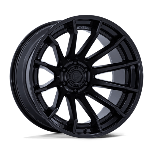 Fuel 1PC | FC403 BURN | 24.0x12.00 | 6X139.7 | -44 | MATTE BLACK W/ GLOSS BLACK LIP