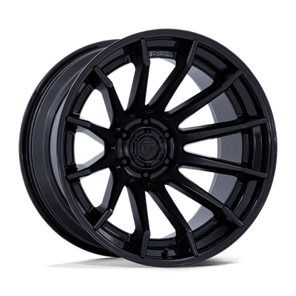 Fuel 1PC | FC403 BURN | 20.0x10.00 | 6X139.7 | -18 | MATTE BLACK W/ GLOSS BLACK LIP