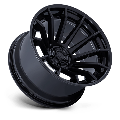Fuel 1PC | FC403 BURN | 24.0x12.00 | 5X127 | -44 | MATTE BLACK W/ GLOSS BLACK LIP
