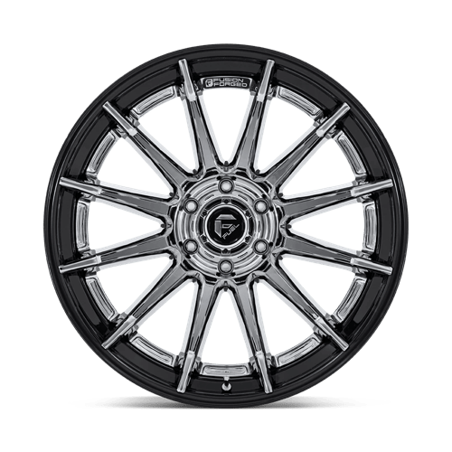 Fuel 1PC | FC403 BURN | 20.0x10.00 | 6X139.7 | -18 | CHROME W/ GLOSS BLACK LIP