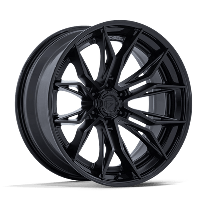 Fuel 1PC | FC404 MUTINY | 22.0x10.00 | 6X139.7 | -18 | MATTE BLACK W/ GLOSS BLACK LIP