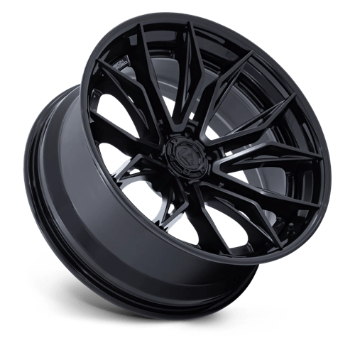 Fuel 1PC | FC404 MUTINY | 22.0x10.00 | 6X139.7 | -18 | MATTE BLACK W/ GLOSS BLACK LIP