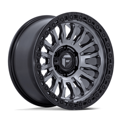 Fuel 1PC | FC857 RINCON | 17.0x9.00 | 8X180 | 20 | MATTE GUNMETAL W/ M-BLACK LIP