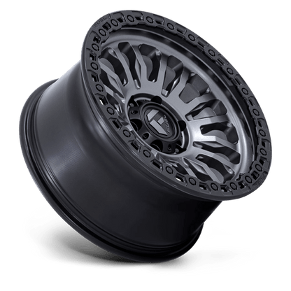 Fuel 1PC | FC857 RINCON | 17.0x9.00 | 5X127 | 1 | MATTE GUNMETAL W/ M-BLACK LIP