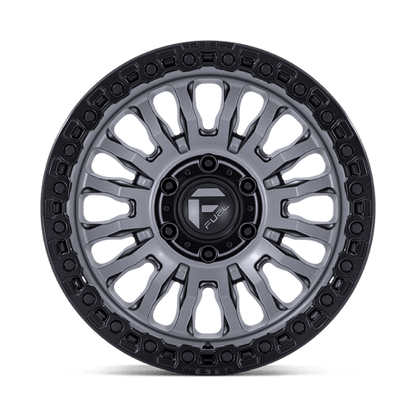 Fuel 1PC | FC857 RINCON | 17.0x9.00 | 8X180 | 20 | MATTE GUNMETAL W/ M-BLACK LIP
