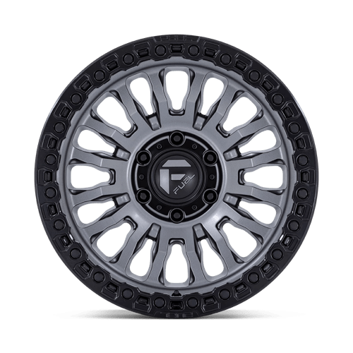 Fuel 1PC | FC857 RINCON | 17.0x8.50 | 6X135 | -1 | MATTE GUNMETAL W/ M-BLACK LIP