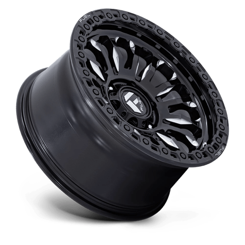 Fuel 1PC | FC857 RINCON | 17.0x9.00 | 8X165.1 | -12 | GLOSS BLACK MILLED