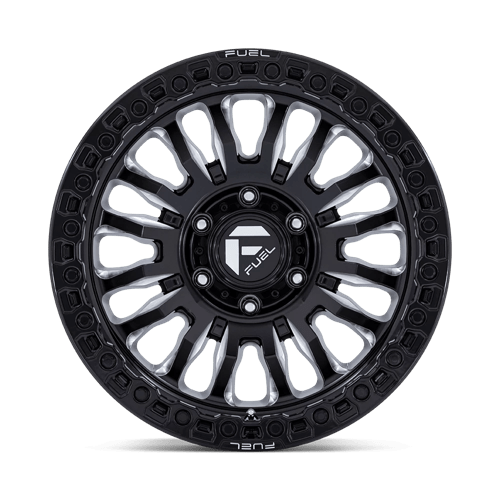 Fuel 1PC | FC857 RINCON | 17.0x9.00 | 8X165.1 | -12 | GLOSS BLACK MILLED