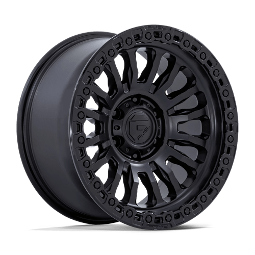 Fuel 1PC | FC857 RINCON | 17.0x8.50 | 5X127 | -1 | MATTE BLACK W/ GLOSS BLACK LIP