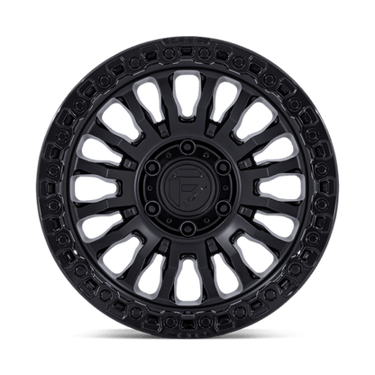 Fuel 1PC | FC857 RINCON | 20.0x10.00 | 8X170 | -18 | MATTE BLACK W/ GLOSS BLACK LIP