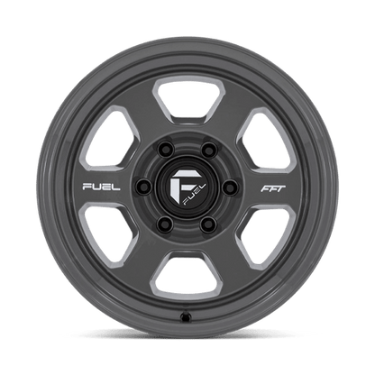 Fuel 1PC | FC860 HYPE | 17.0x8.50 | 6X114.3 | 10 | BATTLESHIP GRAY