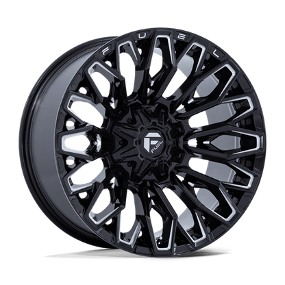 Fuel 1PC | FC865 STRIKE | 22.0x10.00 | 6X135/6X139.7 | -18 | GLOSS BLACK MILLED